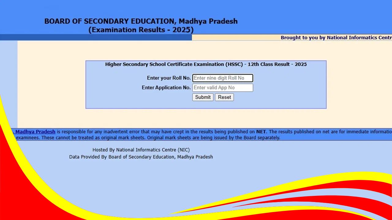 MP Board 12th Result 2025